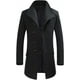 thumbnail image 1 of Abrigo para hombre, chaqueta larga, abrigos gruesos, abrigo de lana de invierno para hombre, gabardina para hombre, chaqueta informal de trabajo, 1 of 5