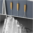 thumbnail image 2 of OULII 2pcs Clothes Rail Iron Extendable Multipurpose Design for Home Use Living Room, 2 of 8