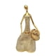 thumbnail image 3 of Figura femenina elegante, adorno decorativo, estatua de resina para el hogar Oro, 3 of 9