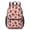 Strawberry and Heart Pink Pattern, variant on Strawberry and Heart Pink Pattern 17" Waterproof Oxford School Backpacks for Teens, S-Shape Padded Straps, for School, Travel, Hiking, Camping