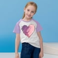 thumbnail image 3 of RXIRUCGD 2025 Vêtements d'Été pour Enfants Tout-Petits Garçons Filles Mode Mignon Col Rond Imprimé Manches Courtes Haut, 3 of 7