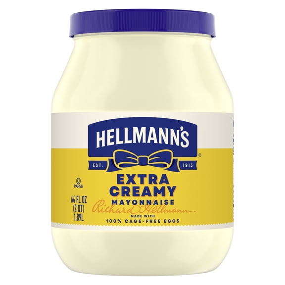 Hellmann's Mayonnaise Extra Creamy 64 fl oz Jar