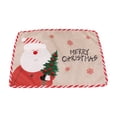 thumbnail image 2 of Huayishang Set de Table de Noël Isolant Lavable Vintage Rustique, 2 of 8