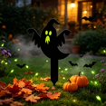 thumbnail image 3 of Halloween Ghost Decor 5 X 3 Inch Glow in The Dark Halloween Decorations Outdoor Halloween Yard Decor for Lawn Porch Haunted House Party, 3 of 5