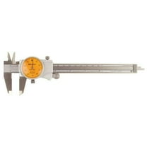 Mitutoyo Dial Caliper,6 In,Orange,0.100/Rev 505-742-55J