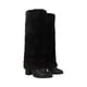 thumbnail image 1 of Bota Con Capucha De Peluche Amaranta Para Mujer Piel Sintética Negro, 1 of 5