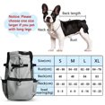 thumbnail image 4 of Mochila para perros, mochila con forro impermeable, pequeña bolsa de viaje para senderismo, caminatas, ciclismo, 4 of 5