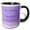 Black/White, variant on 3drose, Daughter Congratulation, Masters Degree Diploma, Flora, Damask, Purple, 15oz Mug