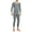 Grey, variant on 2Pcs/Set Thermal Underwear for Men, Fleece Base Layer Top & Bottom Set, Insulated Long Johns for Cold Weather Hunting