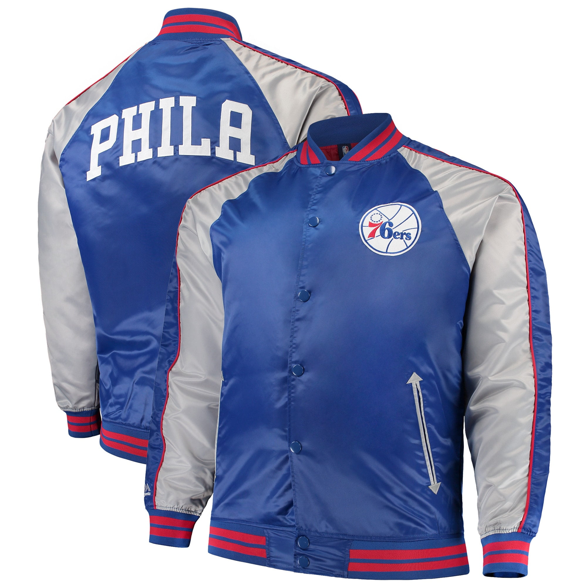 76ers satin jacket Outlet