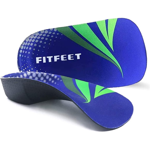 Insertos ortopédicos RooRuns FitFeet, soporte de arco alto de 3/4 de longitud