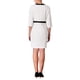 thumbnail image 3 of INSPIRAR VESTIDO LARGO DE MANGA LARGA DE COLOR CONTRASTANTE PARA MUJERES 2XL BLANCO NEGRO, 3 of 5