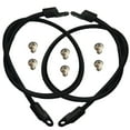 thumbnail image 4 of WRITWAA 18Pcs Kayak Bungee Cord Fixed Buckle Set Black Plastic Material for Kayaks Accessories, 4 of 8