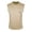 Beige, variant on UVEASISHA Men Beach Sleeveless Shirts with Pocket Patch Cotton Crew Neck Casual Tank Tops Fashion Muscle Fit Pull On Number Label Vest Beige S