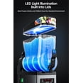 thumbnail image 3 of Leacco Commercial Slush Machine, 15L Frozen Drink Margarita Machine Smoothie Slushie Maker Stainless Steel 110V, 500W, 4 Gallon, 3 of 7