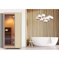thumbnail image 2 of Blisspod 1-Person Far Infrared Sauna Hemlock Low EMF 3 Heaters – Brown, 2 of 7