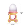 thumbnail image 3 of ZZkhGo Mesh Food Feeder Fruit Vegetable Pacifier Teether Safe Silicone Mesh Self Feeding Training for Infants, 3 of 5