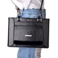thumbnail image 6 of Thankscase Genuine Leather Case for Microsoft Surface Go 2, Handmade Case with Retractable Pocket for Accessories, Shoulder Strap for Surface Go 2 2020 / Surface Go 10 Inch 2018 (Black), 6 of 8