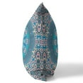 thumbnail image 3 of Jewel Circle Indoor/Outdoor Pillow with Removable Cover in Blue Pink 18x18, 3 of 5