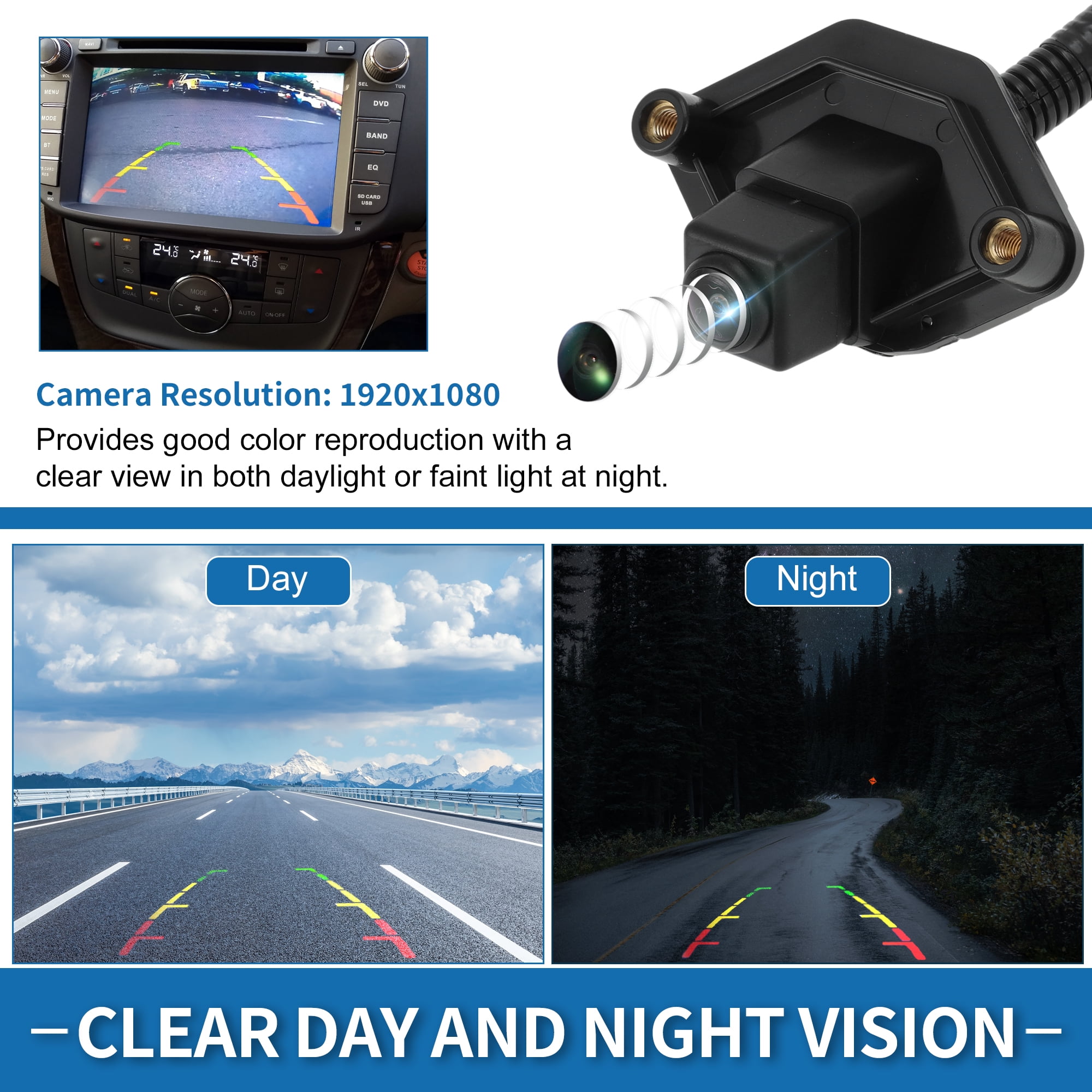 Unique Bargains Rear View Camera for Nissan Rogue Sport 2017-2021 and Qashqai J11