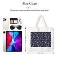 thumbnail image 3 of Salouo Autumn Leaves With Blue for Plush Underarm Bag,Soft Tote Bag Ladies Fluffy Shoulder Bag Women Furry Tote Bag Plush Handbag for Autumn and Winter, 3 of 7