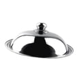 thumbnail image 2 of Tapa de acero inoxidable con perilla, resistente, multiusos, para sartén de cocina, repuesto para accesorios de bar y buffet., 2 of 10