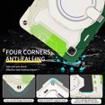 thumbnail image 2 of FJLBDE Case for Samsung Galaxy Tab S6 Lite 10.4 Inch 2024/2022/2020 with 360 Kickstand, Shoulder Strap Carrying Protective Cover, Multicolor Green, 2 of 6