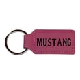 thumbnail image 2 of Keychain - Rectangle - Mustang - Leather, 2 of 4