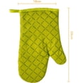 thumbnail image 2 of Guantes de horno antideslizantes de primera calidad (1 par) hasta 240 °C - Guantes de silicona extremadamente resistentes al calor para parrilla Guantes de barbacoa - Guantes de horno, para, 2 of 8