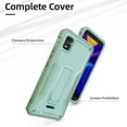 thumbnail image 6 of ExoGuard For Cricket Vision Plus Case, Phone Case with Screen Protector and Kickstand (Green), 6 of 7