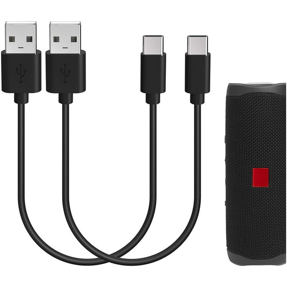 Geekria Type-C Câble de Chargeur Compatible avec JBLs Charge 4, Flip 5, Pulse 4, Xtreme 2 / USB-A à USB-C Cordon de Charge