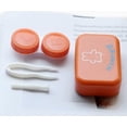 thumbnail image 4 of ASEANAO Contact Lens Case, Portable Cute Eye Contacts Colored Lenses Applicator Remover Tool Kit with Mirror Solution Bottle for Travel Daily Outdoor (Blue), 4 of 4