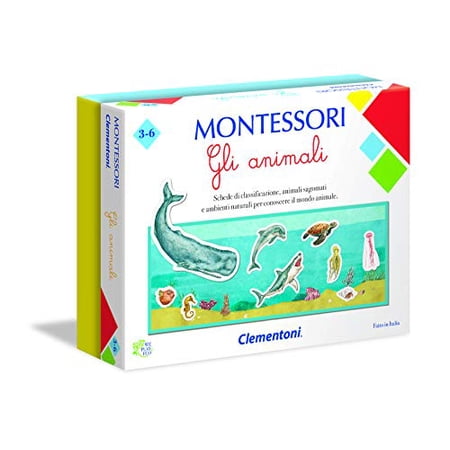 Clementoni Sapientino Montessori - Prime Scoperte, Gioco Educativo Metodo Montessoriano Bambini 1-3 Anni, per Scoprire Forme, Colori e Texture Tattili, Made in Italy, Lingua Italiana, 16469