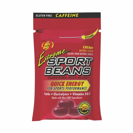 Jelly Belly Jelly Beans Candy, Extreme Sport Beans, Cherry, 1 oz