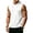 White, variant on Mens Tank Tops Plus Size Casual Sleeveless Summer t-Shirt Lightweight Comfy Cut Off Gym Workout Hooded Muscle Tees, M