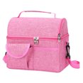 thumbnail image 1 of Tignapoo Large Insulated Cooler Bag for Outdoor Activities – Dual Layer Design in Vibrant Rose Red, Perfect for Camping, Picnics, and BBQs – Lightweight and Durable, 1 of 6
