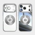 thumbnail image 2 of TECH CIRCLE for iPhone 14 Hybrid Magnetic Case with 360° Ring Kickstand [Hard Transparent Back] Support Magnetic Car Mount [Shock Absorption] Protection Clear Cover,Gray, 2 of 8