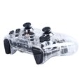 thumbnail image 3 of Controlador de juegos Bluetooth con efecto de luz RGB, controlador de consola de juegos inalámbrico para PC, teléfono móvil, negro transparente, 3 of 14