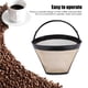 thumbnail image 4 of Matsuzay Filtro de café en forma de cono, máquina permanente de malla, cesta de filtrado de acero inoxidable con mango, herramientas de buena Juegos de servir café y té, 4 of 6