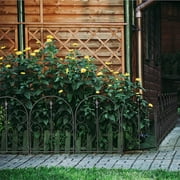 Decorative Garden Fence, 10-Pack Rustproof Metal No-Dig Fence Animal Barrier for Dogs, Arched Flower Bed Edging Ornamental Wire Border Panel Fencing for Yard, Patio, and Outdoor Decor(Butterfly)