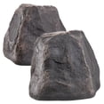 thumbnail image 2 of OSD BTR150 5.25" Bluetooth 5.0 Outdoor Rock Speaker Pair, Weather Resistant, Slate, 2 of 6