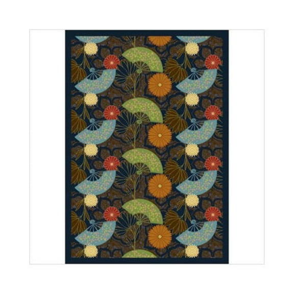 Pacific Rim Brown 3 ft.10 in. x 5 ft.4 in.  WearOn Nylon Machine Tufted- Cut Pile Nature Rug