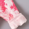 thumbnail image 6 of Pandaie Toddler Baby Girls Clothes Long Sleeve Tie Dye Hoodie Pullover Sweatpants Kid Hooded Outfits Set Pink 12-18 Months, 6 of 8