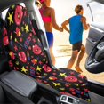 thumbnail image 4 of Chririnla Valentine's Day Terry Cloth Car Seat Cover Featuring Kiss Lip Print, Non Slip Sweat Proof Cover for Cars Trucks SUVs, 4 of 7