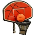 thumbnail image 1 of JumpKing Trampoline Basketball Hoop with Attachment and Inflatable Basketball, 1 of 5