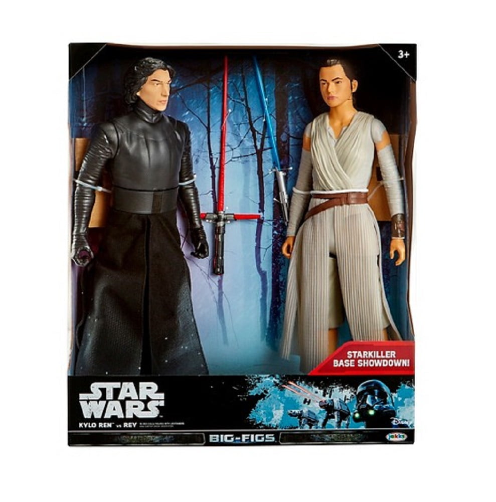 Lot Of 2 NEW Star Wars The Force Awakens Rey Starkiller Base 6” Action Figures 
