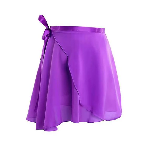 Ballet Dance Chiffon Wrap Skirt for Toddler Girls Women Ballet Skirt
