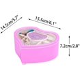 thumbnail image 3 of Rainbowie Heart Musical Jewelry Box, Musical Jewelry Storage Box with Dancing Girl,Arrow Design Christmas Gift (pink), 3 of 7