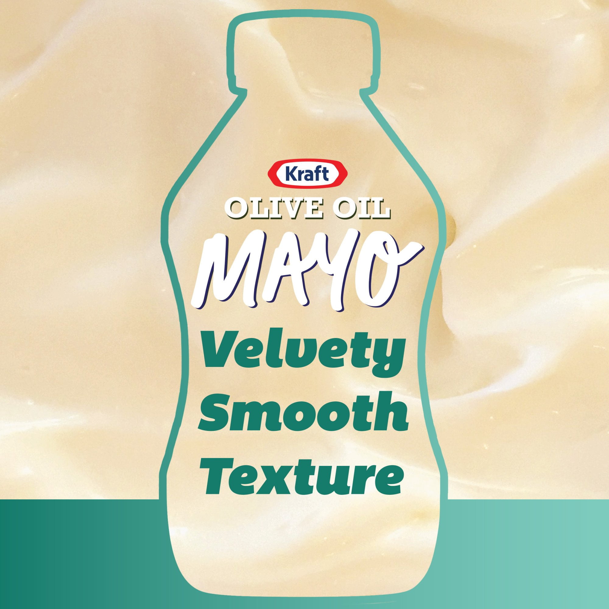 Pack of 2 Kraft Mayo Reduced Fat Mayonnaise With Olive Oil, 12 fl oz (Package May Vary)