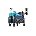 thumbnail image 1 of 280LBS Collapsible Wagon Cart with Wheels - Heavy Duty Folding Wagon Carts for Grocery, Lightweight Utility Wagon with All-Terrain Wheels &, 1 of 9